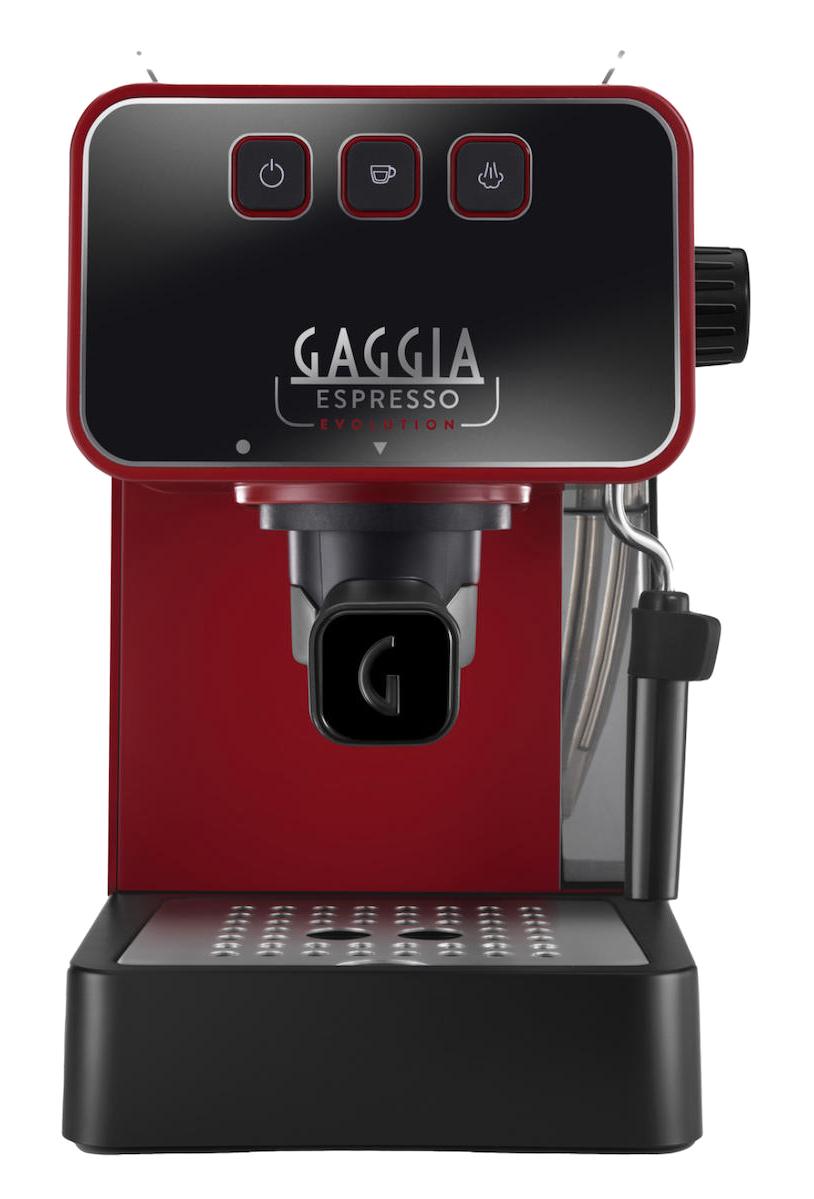 Gaggia Espresso Evolution EG2115/03 1900 W Paslanmaz Çelik Tezgah Üstü Kapsülsüz Taşınabilir Manuel Espresso Makinesi Kırmızı