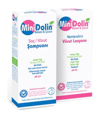 Dermadolin Minidolin Bebek Şampuanı 250 ml + Minidolin Nemlendirici Vücut Losyonu 250 ml