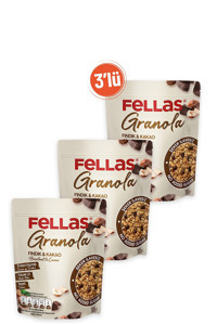 Fellas Fındık Kakao Granola 3x300 gr