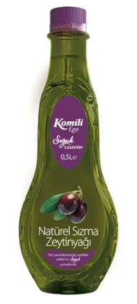 Komili Soğuk Sıkım Pet Sızma Zeytinyağı 500 ml