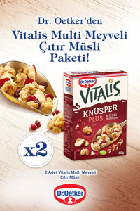 Dr.Oetker Vitalis Meyveli Müsli 450 gr