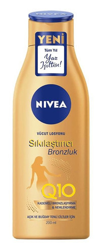 Nivea Sun Q10 Yoğun Tüm Vücut İçin Bronzlaştırıcı Losyon 200 ml