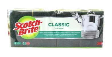 Scotch Brite Klasik Bulaşık Süngeri 8x12'li