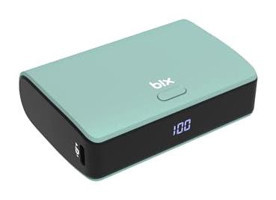 Bix PB106 1000 mAh Hızlı Şarjlı Dijital Göstergeli Type C - USB Çoklu Bağlantılı Kablolu Powerbank Yeşil