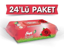 Sleepy Gül Kokulu 90 Yaprak 24'lü Paket Islak Mendil