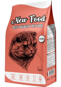 New Food Tavuk Az Tahıllı Yetişkin Kedi Maması 15 kg