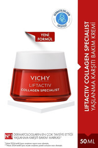 Vichy Liftactiv Collagen Specialist Tüm Ciltler Anti-Aging Kırışıklık Giderici Yüz Krem 50 ml