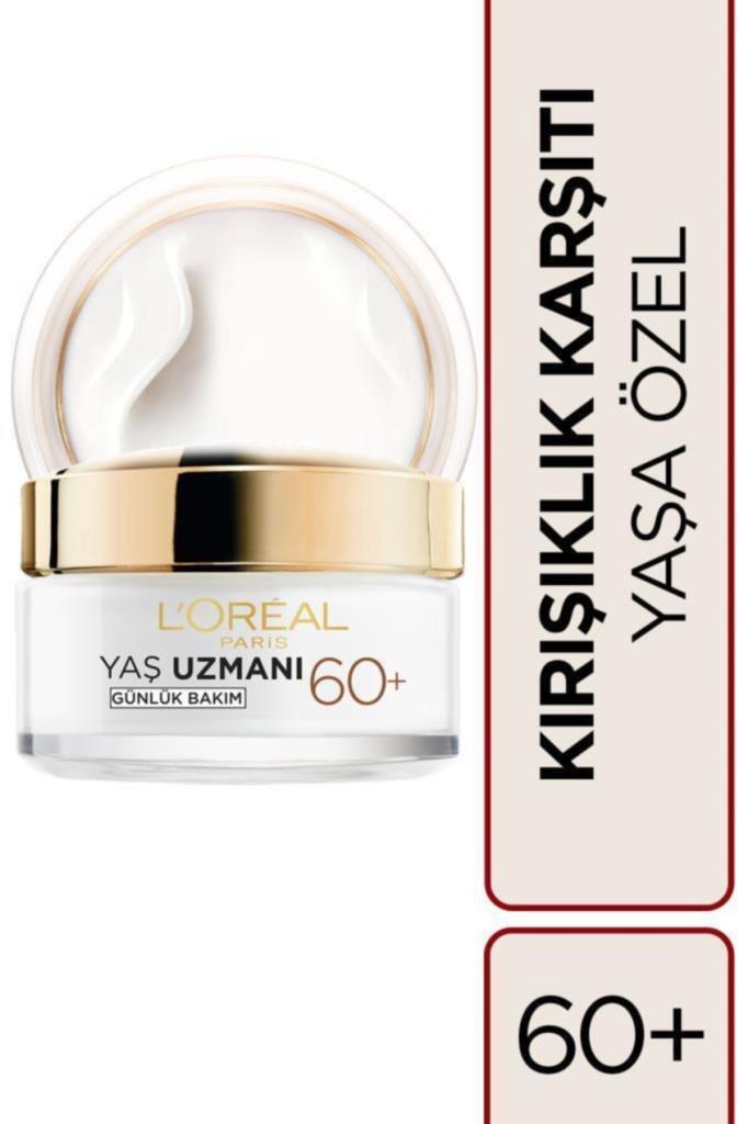 L'oréal Paris 60+ Yaş Uzmanı Nemlendirici Tüm Ciltler Anti-Aging Kırışıklık Giderici Boyun-Yüz Krem 50 ml