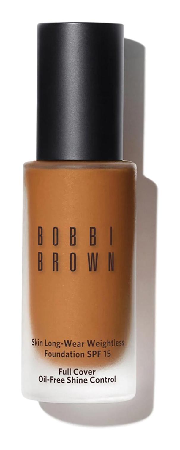 Bobbi Brown Skin Long-Wear Weightless Doğal Mat Bitiş Warm Golden W-076 Vegan Likit Şişe Fondöten 30 ml