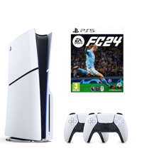 Sony Playstation 5 Slim CD Edition 1 TB 2 Dualsense Kollu Oyun Konsolu + FC 24 Oyun