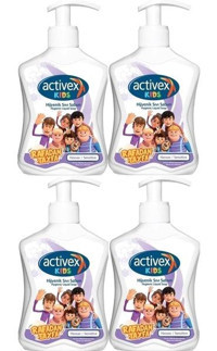 Activex Sensitive Nemlendiricili Antibakteriyel Köpük Sıvı Sabun 300 ml 4'lü