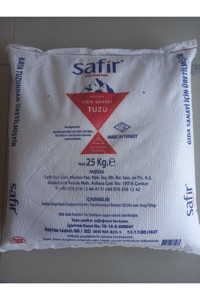 Safir İyotlu Toz Kaya Tuzu Çuval 25 kg