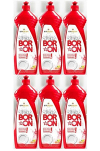 Boron Kokusuz Kokulu El Bulaşık Deterjanı 6x650 ml