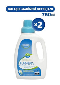 Turmepa Vegan Jel Bulaşık Makinesi Deterjanı 2x750 ml