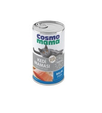 Cosmo Mama Premium Plus Yetişkin Balık Kıyılmış Yaş Kedi Maması 24x415 gr