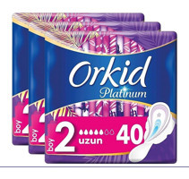 Orkid Platinum 40'lı Hijyenik Ped 3 Adet