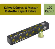 Kahve Dünyası 8 Master Ristretto 12x10'lu Kapsül Kahve