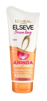 L'oréal Paris Elseve Dream Long Onarıcı Amino Asit Hint Yağı Yıpranmış Saçlar İçin Saç Kremi 180 ml