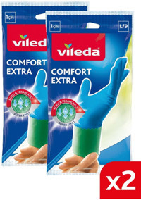 Vileda Comfort Extra Mavi Large 2 Çift Bulaşık Eldiveni