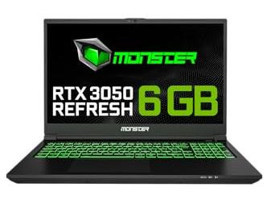 Monster Abra A5 V21.4.1 Harici GeForce RTX 3050 Intel Core i7 12700H 16 GB DDR4 1 TB SSD 15.6 inç Windows 11 Gaming Laptop