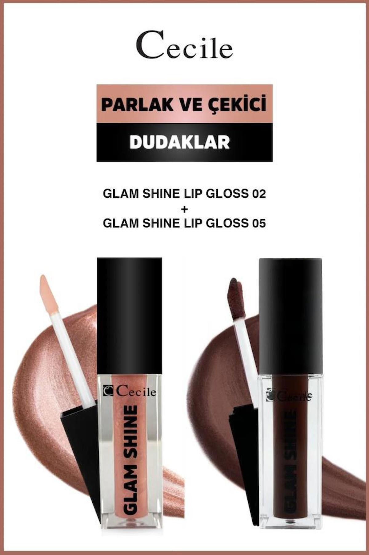 Cecile Glam Shine 02-05 Işıltılı Dudak Parlatıcısı