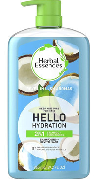 Herbal Essences Hello Hydration Nemlendirici Tüm Saçlar İçin 2'si 1 Arada Unisex Şampuan 865 ml