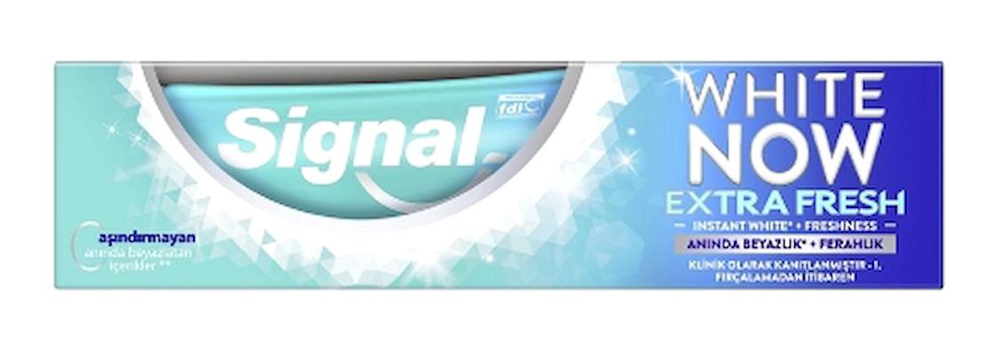 Signal White Now Extra Fresh Naneli Florürlü Diş Macunu 12x75 ml