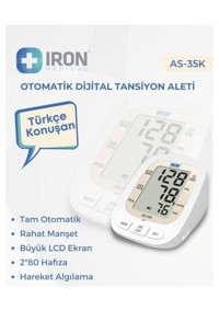 Iron A35K 80 Ölçüm Hafızalı Konuşan Dijital Bilek Tansiyon Aleti