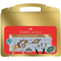 Faber-Castell Metalik Çantalı 12'li Kalem Pastel Boya Seti