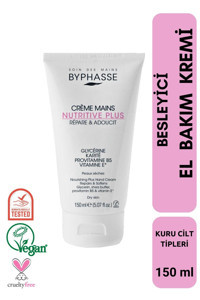 Byphasse Besleyici Pro Vitamin B5 Hassas Ciltler Organik Vegan Parfümsüz El Kremi 150 ml