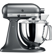 Kitchenaid 5KSM175PSEMS Paslanmaz Çelik 1000 W 4.8 lt Standlı Hamur Yoğurma ve Mutfak Şefi Gri