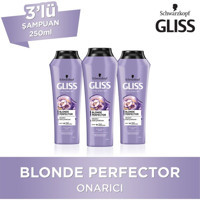 Gliss Blonde Perfector Arındırıcı Tüm Saçlar İçin Sade Standart Unisex Şampuanı