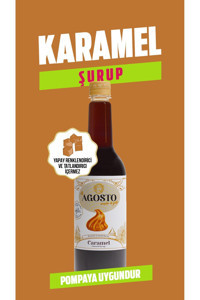 Agosto Karamel Aromalı Kahve Şurubu 6x750 ml