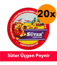 Süter Üçgen İnek Peyniri 20x110 gr