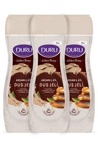 Duru Argan Yağlı Kil Duş Jeli 3x450 ml