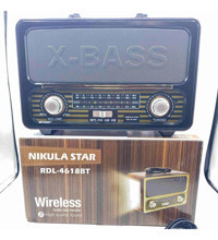 Nikula Star RDL-4618BT Bluetooth Hoparlör Siyah