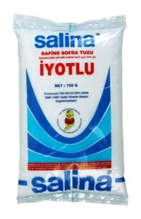 Salina İyotlu Toz Tuz Paket 750 gr