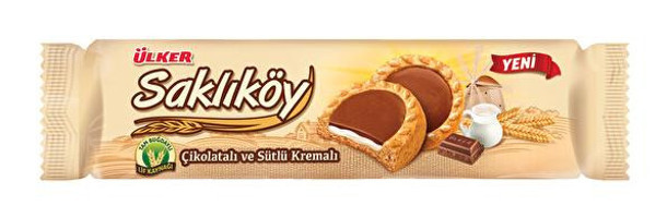 Ülker Saklıköy Çikolatalı Bisküvi 100 gr