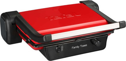 Tefal Family Teflon 1800 W Kırmızı Tost Makinesi