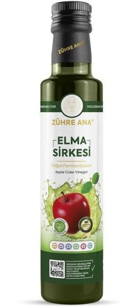 Zühre Ana Doğal Fermantasyon Elma Sirkesi 500 ml