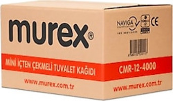 Murex 2 Katlı İçten Çekmeli 12'li Rulo Tuvalet Kağıdı