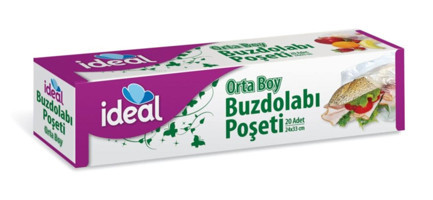 İdeal Orta Buzdolabı Poşeti 20'li