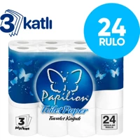 Papilion 3 Katlı 24'lü Rulo Tuvalet Kağıdı