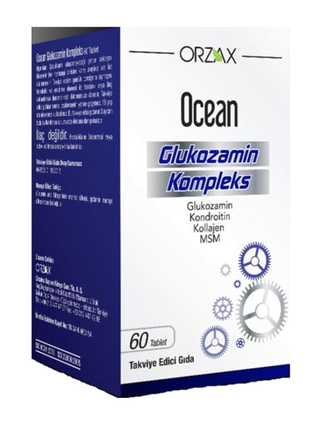 Ocean Glukozamin Kompleks Yetişkin Vitamin 60 Adet Tablet