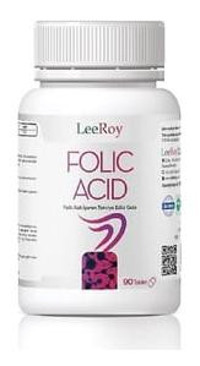 Leeroy Folic Acid Yetişkin Vitamin 90 Adet Tablet