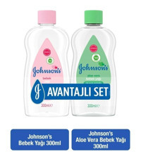 Johnson's Baby Set Bebek Masaj Yağı 2x300 ml