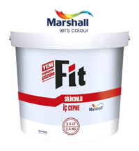 Marshall Fit Su Bazlı Silikonlu Mat İç Cephe Boyası 3.5 kg Sazlık