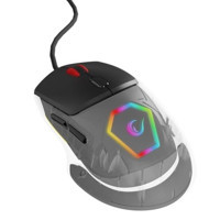 Rampage Hyalo M1 RGB Ergonomik Makrolu Kablolu Siyah Optik Gaming Mouse