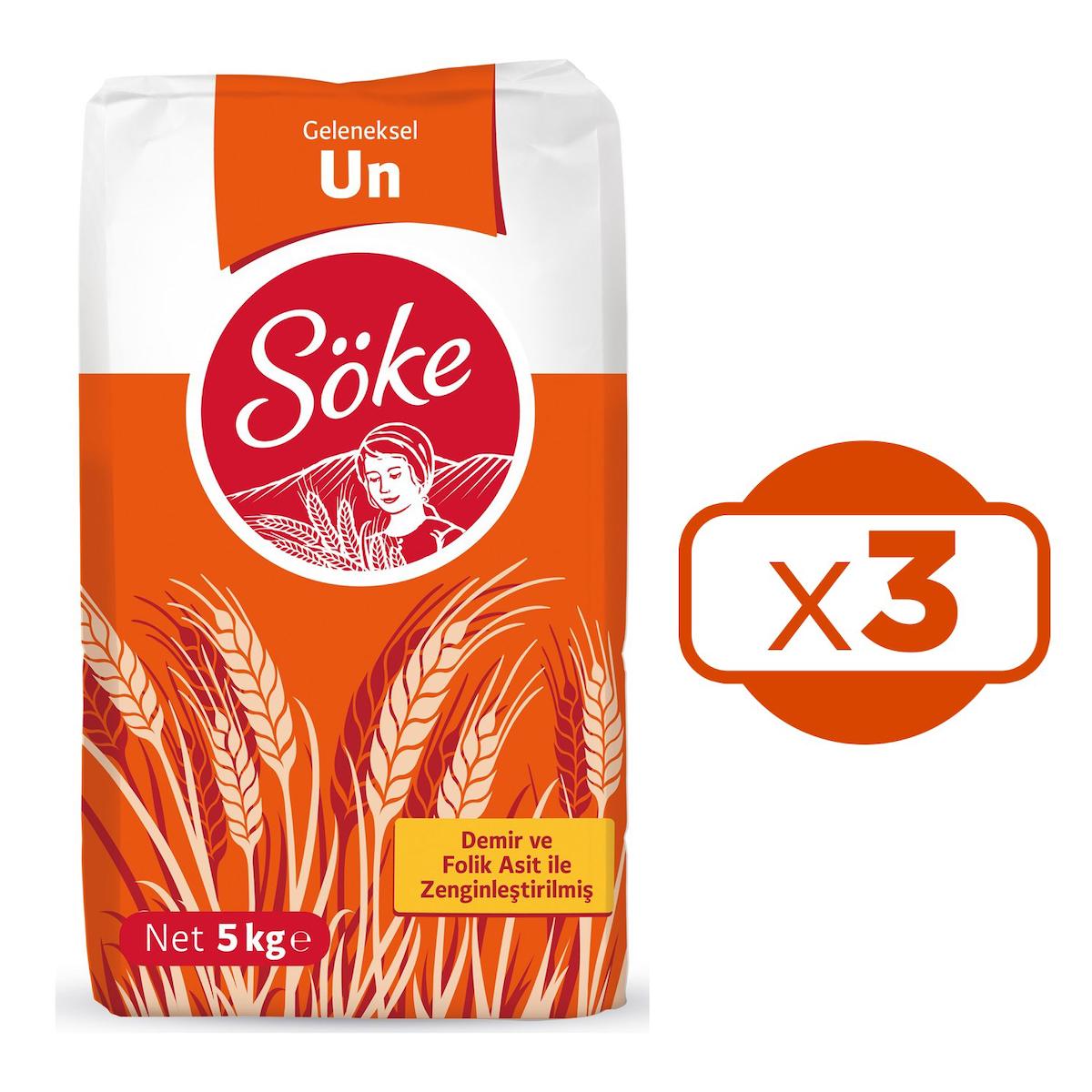 Söke Buğday Unu 3x5 kg