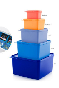 Tupperware 10'lu Plastik Saklama Kabı